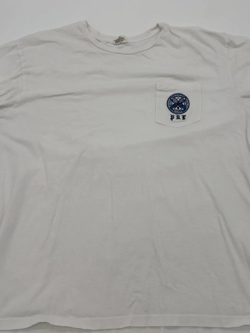 Polo Ralph Lauren Wimbledon Shirt Men's Size XL Embroidered Patch Pocket